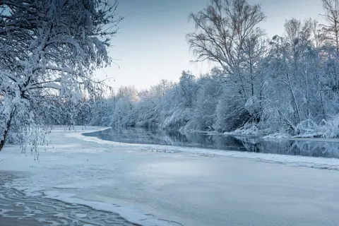 겨울 눈 4K 배경화면 · nature · 3840×2560