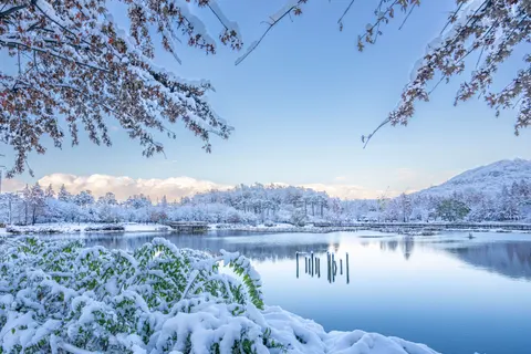 Winterschnee 4K Hintergrundbild · nature · 3840×2560