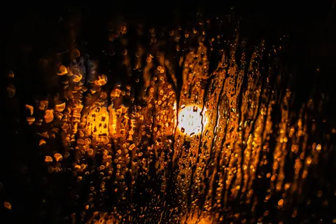 Regentropfen 4K Hintergrundbild · nature · 3840×2560