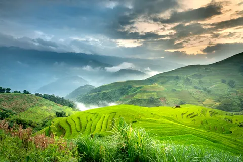 Rice Terraces 4K Wallpaper · nature · 3840×2561