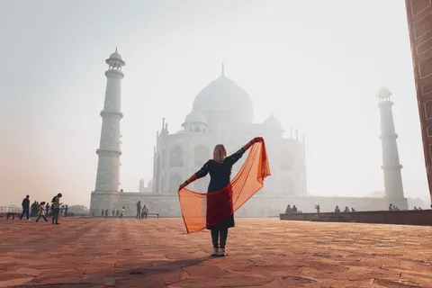 Fond d'écran Taj Mahal 4K · architecture · 3840×2560