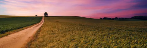 Countryside Field 4K Wallpaper · nature · 3840×1261