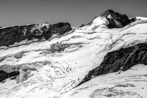 Snowy Mountain Peak 4K Wallpaper · mountains · 3840×2558