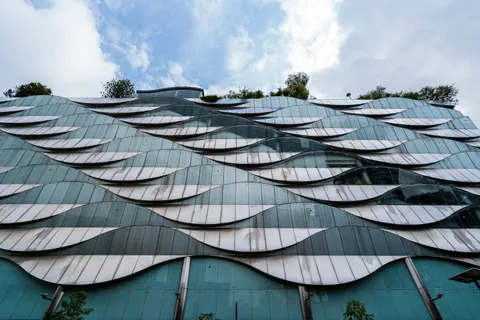 والپیپر نمای آینده‌نگر با کیفیت 4K · architecture · 3840×2560