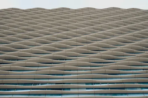 Papel de parede Fachada Futurista 4K · architecture · 3840×2560