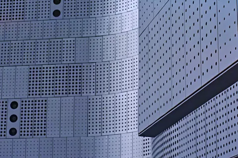 Papel de parede Fachada Futurista 4K · architecture · 3840×2560