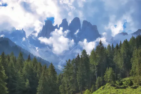 Papel de parede Dolomitas 4K · mountains · 3840×2561