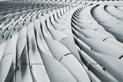 Papel de parede Fachada Futurista 4K · architecture · 3840×2560