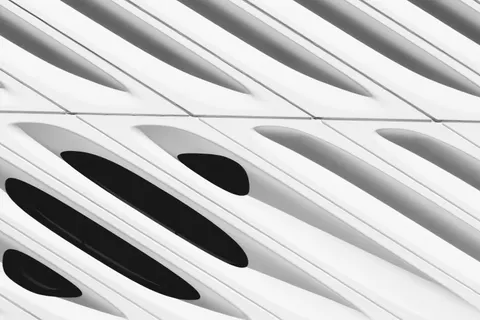 Papel de parede Fachada Futurista 4K · architecture · 3840×2560