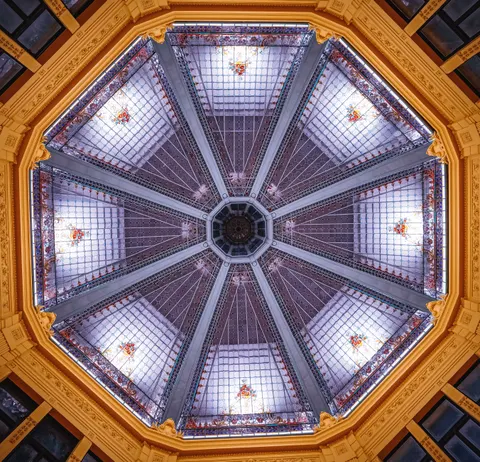 Glass Dome 4K Wallpaper · architecture · 3840×3693