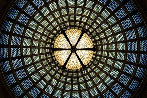 Обои Стеклянный купол 4K · architecture · 3840×2560