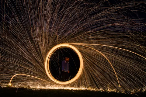 Light Painting 4K Wallpaper · abstract · 3840×2553