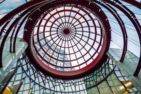 Glass Dome 4K Wallpaper · architecture · 3840×2555