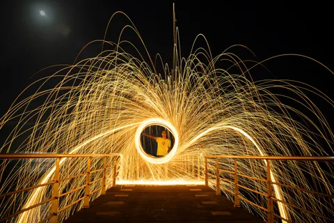 Light Painting 4K Wallpaper · abstract · 3840×2560
