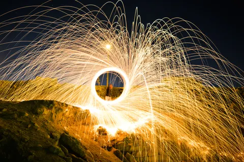 Light Painting 4K Wallpaper · abstract · 3840×2553