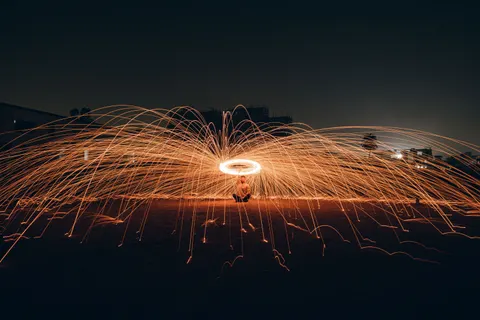 Light Painting 4K Wallpaper · abstract · 3840×2560