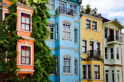 Renkli Evler 4K Duvar Kağıdı · architecture · 3840×2560