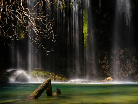 Fondo de pantalla Cascada 4K · nature · 3840×2880