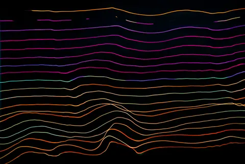 波紋線條 4K桌布 · abstract · 3840×2565