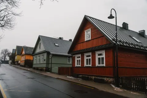 Renkli Evler 4K Duvar Kağıdı · architecture · 3840×2561