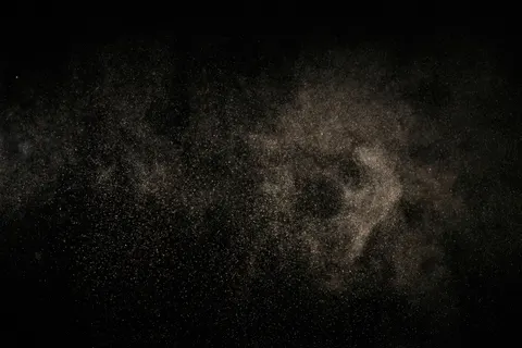 خلفية جسيمات متوهجة بدقة 4K · abstract · 3840×2560
