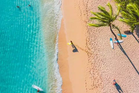 Tapeta Tropikalna Plaża 4K · ocean · 3840×2558