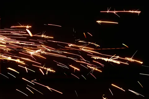Fondo de pantalla Partículas Luminosas 4K · abstract · 3840×2560