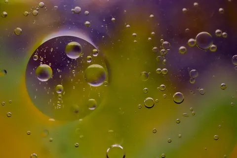 तेल के बुलबुले 4K वॉलपेपर · abstract · 3840×2555