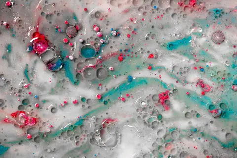 Papel de parede Bolhas de Óleo 4K · abstract · 3840×2561