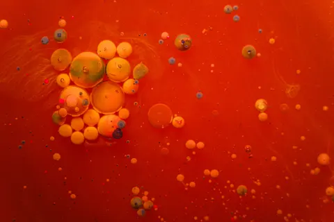 Tapeta Bąbelki Oleju 4K · abstract · 3840×2560