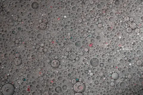 Oil Bubbles 4K Wallpaper · abstract · 3840×2561