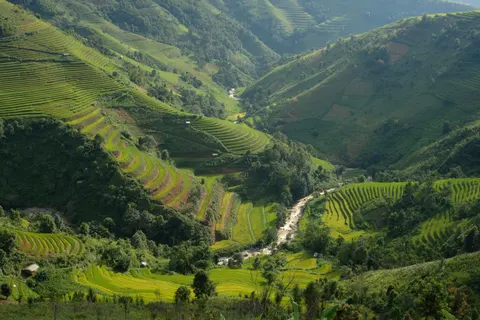 Rice Terraces 4K Wallpaper · nature · 3840×2560