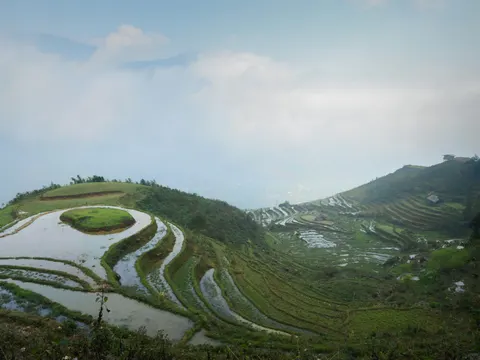 계단식 논 4K 배경화면 · nature · 3840×2880