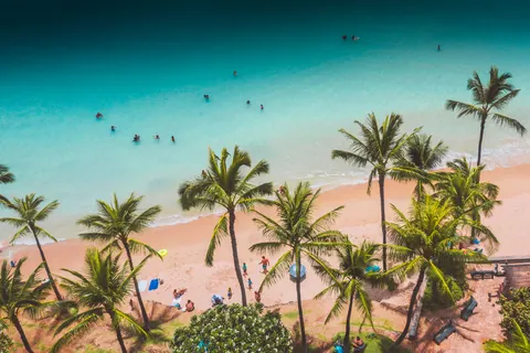 Fondo de pantalla Playa Tropical 4K · ocean · 3840×2558