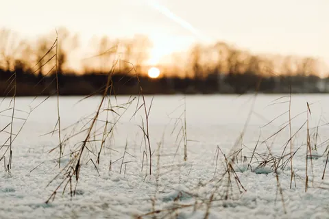 Snow Field 4K Wallpaper · minimal · 3840×2560