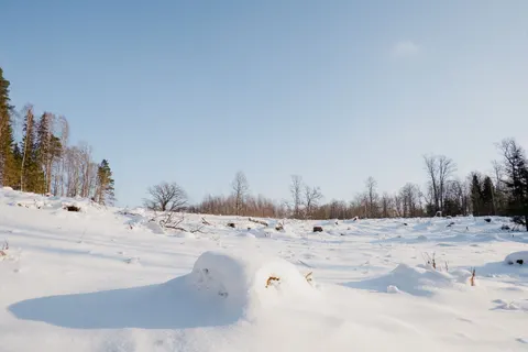 Snow Field 4K Wallpaper · minimal · 3840×2560