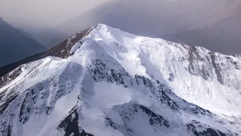 Snowy Mountain Peak 4K Wallpaper · mountains · 3840×2160