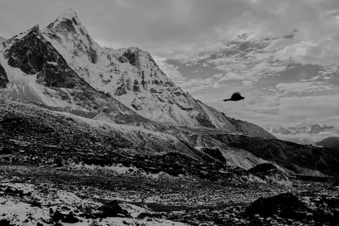 Snowy Mountain Peak 4K Wallpaper · mountains · 3840×2560