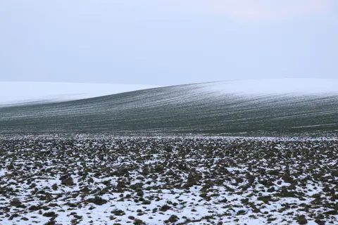 Snow Field 4K Wallpaper · minimal · 3840×2560