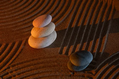 Fond d'écran Pierres zen 4K · minimal · 3840×2560