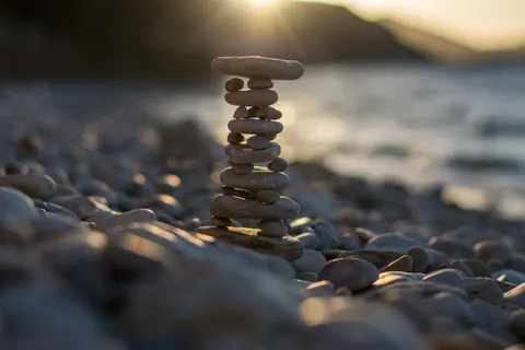 Fond d'écran Pierres zen 4K · minimal · 3840×2560