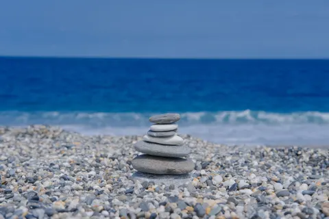 Fond d'écran Pierres zen 4K · minimal · 3840×2560