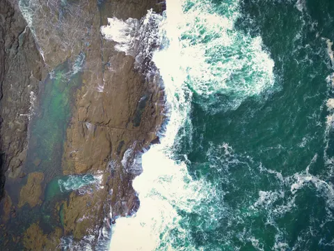 Meereswellen 4K Hintergrundbild · ocean · 3840×2880