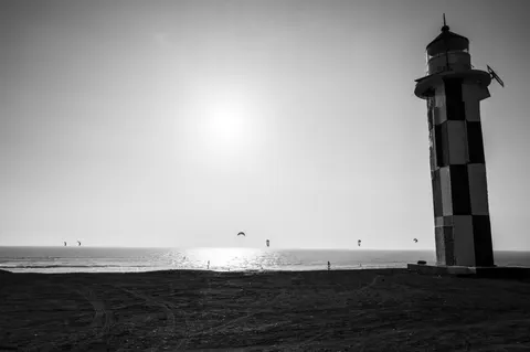 Papel de parede Costa do farol 4K · ocean · 3840×2556