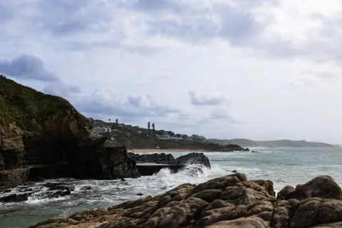 Fond d'écran Falaise océanique 4K · ocean · 3840×2561