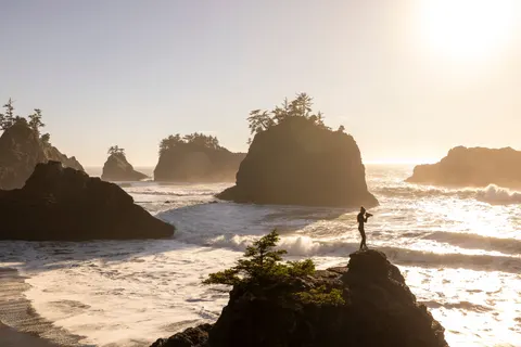 خلفية جرف المحيط بدقة 4K · ocean · 3840×2561
