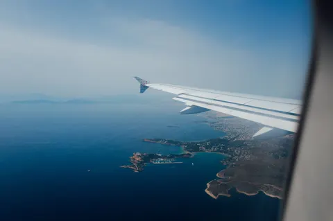 Fond d'écran Île vue aérienne 4K · ocean · 3840×2556