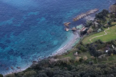 Papel de parede Ilha aérea 4K · ocean · 3840×2561