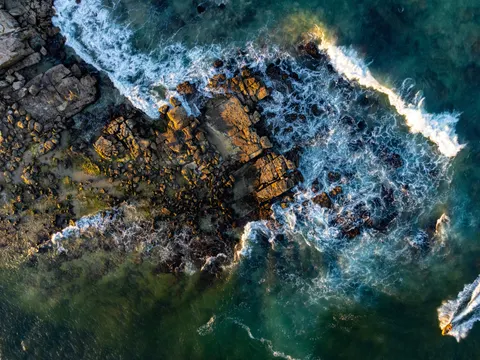Papel de parede Ondas do Oceano 4K · ocean · 3840×2880