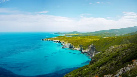 Fondo de pantalla Isla aérea 4K · ocean · 3840×2163